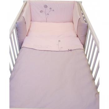 Poeme 3-dielna súprava do postieľky (OBLIEČKY NA prikrývky a VANKÚŠIK, mantinel)
