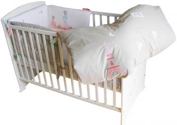 Paris 3-dielna súprava do postieľky (obliečky na prikrývky a vankúšik, mantinel)