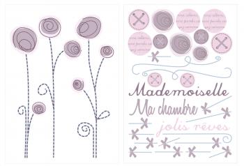 Poeme samolepky na stenu (80 malých a 1 veľká) 