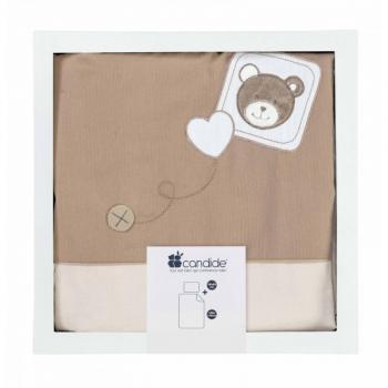 2-dielna súprava do postieľky (Povlak na vankúšik + obliečka na prikrývku) MÉĎA NEW