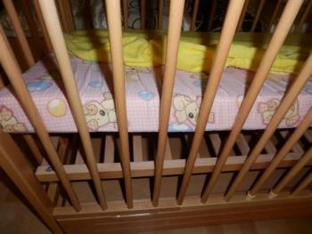 Bukova postielka s madracom