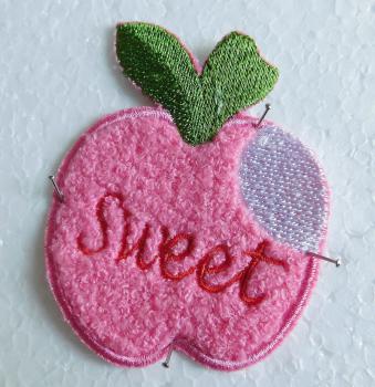 Aplikácia jablčko sweet ružové veľké