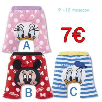 krátke nohavice 9-12 mes.