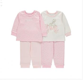 Detské pyžamko Bambi zn. Disney sada 2ks