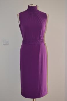 Dámske letné šaty fialovej farby
