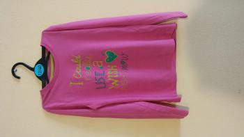 Dievčenské tričko s dlhým rukávom, veľ. 128/134