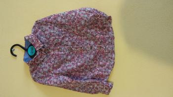 Dievčenská košeľa s dlhým rukávom, veľ. 98