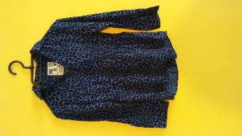 Tmavá dievčenská košeľa, veľ. 134 - 140