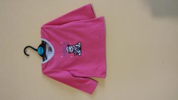 Dievčenské tričko ružovej farby