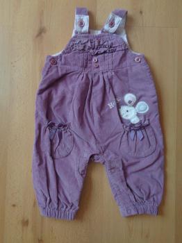 Menčestrové nohavice na traky - St. Bernard