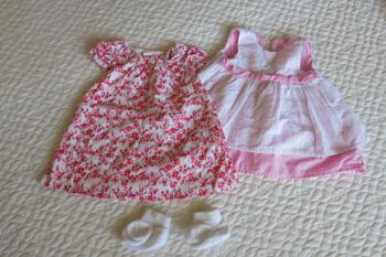 Krásne šatičky pre dievčatko 0-3mesiace