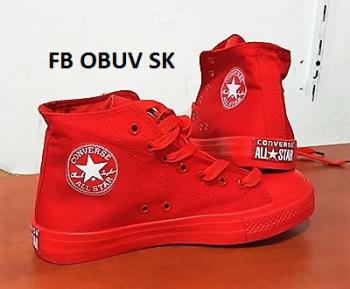 converse celocervene vysoke nizke