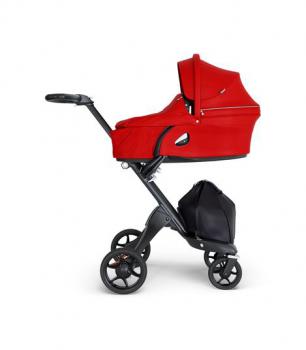 Zbrusu nový Stokke® Xplory® cierny podvozok s ciernou rukovätou na predaj