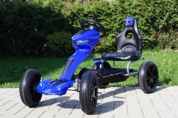 GoKart šlapacia kára F3 modrá