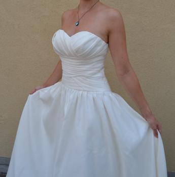Korzetové svadobné šaty veľ. 38