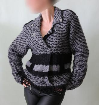 Kabátový sveter na zips Mikkaela Ess