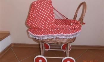 Detský prutený kočík