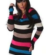 Krásna farebný dlhý sveter