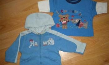 mikina a tricko 0-3mes