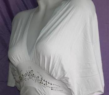 nádherná tunika,alebo šaty S/M a L/XL biela