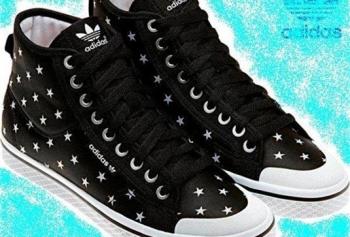Nenosené adidas HONEY MID W - Černo bílé veľ. 6,5 (40)