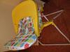 CARETERO Practico žltá jedálenská stolička