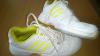 Tenisky zn. Adidas, biele so žltým lemovaním, veľ. 36