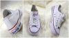 CONVERSE biele vysoke nizke