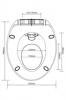 Učiace rodinné WC sedátko Toaletný Tréner s integrovanou detskou wc doskou - Pomôcka pre odplienkovanie