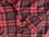Červena károvaná košeľa