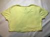 Žltý croptop