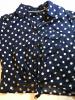 Letná bodkatá košeľa - croptopová