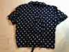 Letná bodkatá košeľa - croptopová