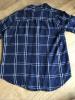 Modrá károvaná košeľa 