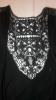 Čierna vesta s čipkou 