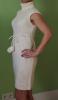 Biele úpletové šaty 34-36