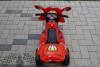 Detská elektrická motorka M-červená