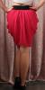 Červená šifónová sukňa, S-M