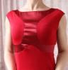 Červené elegantné šaty veľ. 38