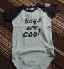 Body s nápisom Boys are cool 2-4m - Okay, 62
