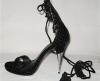 Čierne šnurovacie topánky Victorias Secret, veľkosť 39