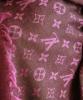 Fialový šál, šála šatka Louis Vuitton monogram inverz 140x140cm štvorec