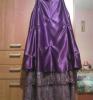 Korzetové fialove šaty-nové