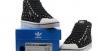 Nenosené adidas HONEY MID W - Černo bílé veľ. 6,5 (40)
