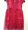 Predám červené krajkové šaty príležitostné